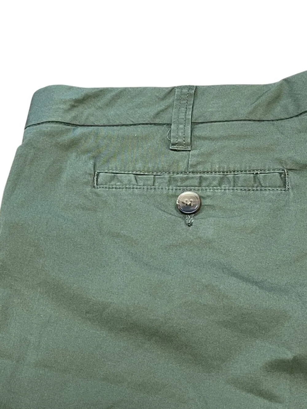 Mens Green Cargo Shorts 44W Lightweight Cotton Outdoor Wear